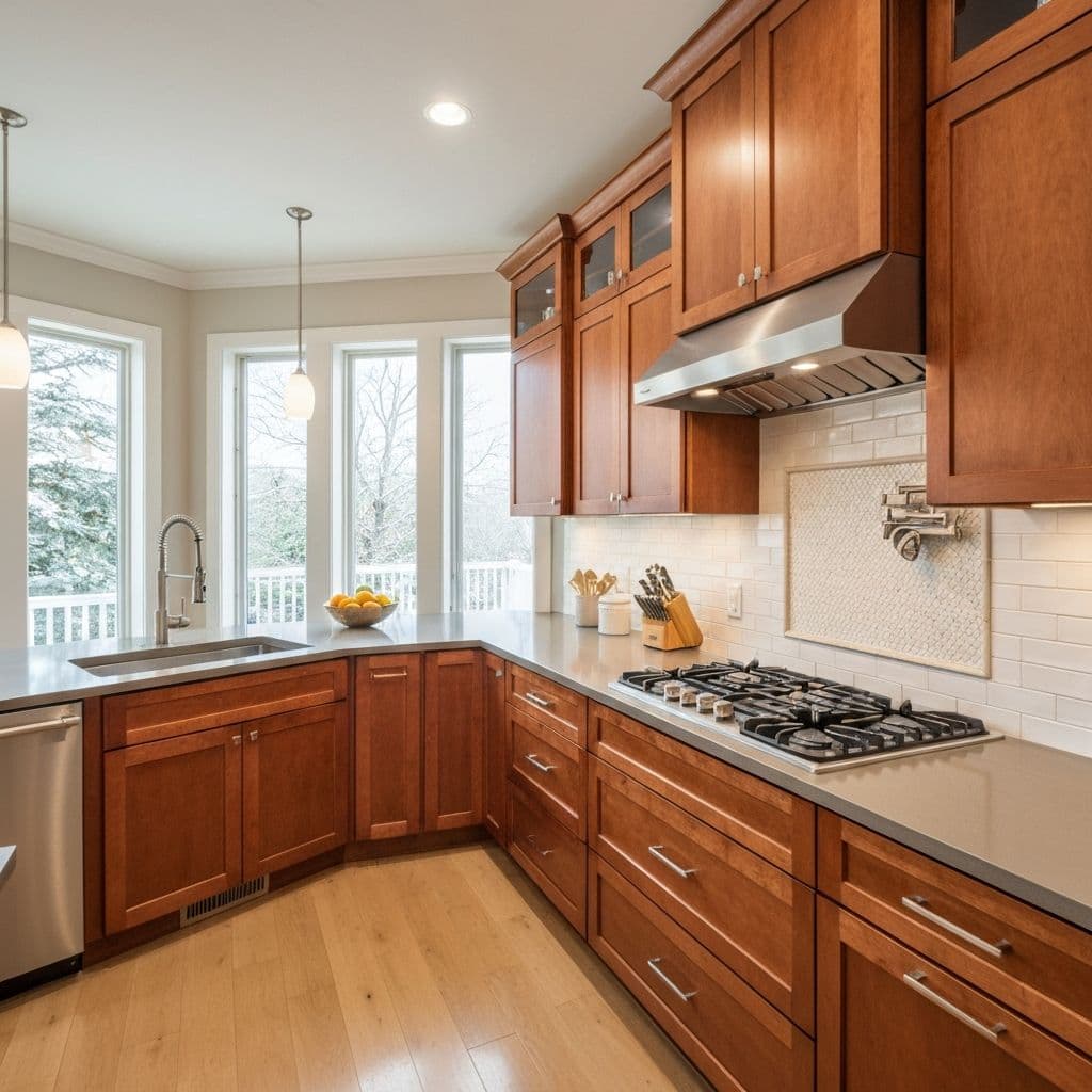 Rénovation de cuisine haut de gamme · Cuisine